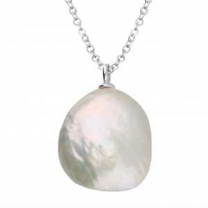 droplet pearl pendant