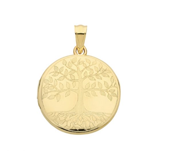 tree of life 9ct gold locket