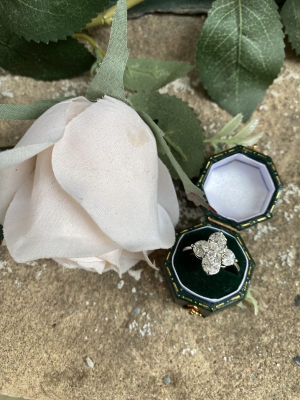 Tudor Rose Diamond Ring