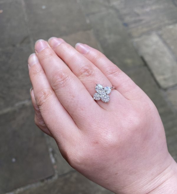 Tudor Rose Diamond Ring on LJ outside