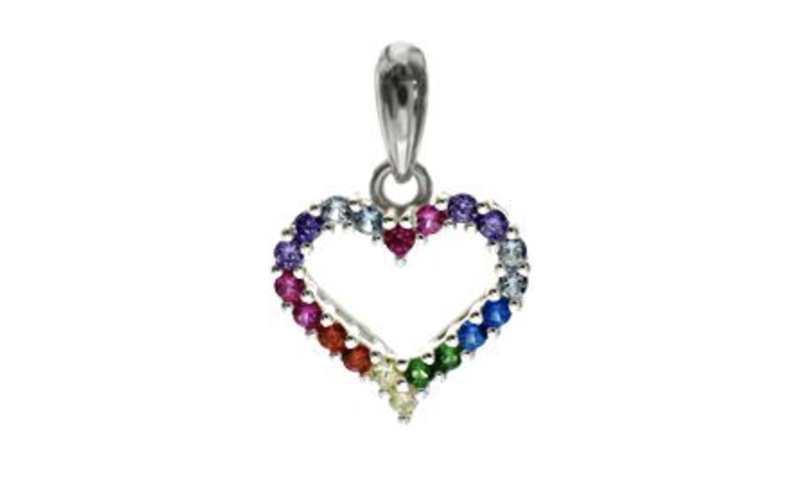 2. Cute Rainbow Heart Nail Design - wide 3