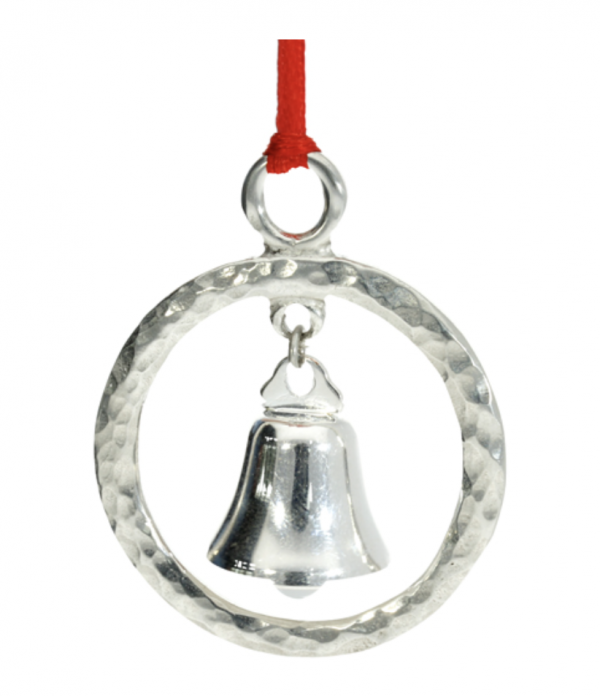 Bell and Hoop Christmas Tree Decoration small