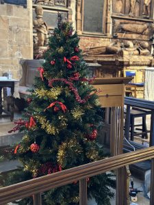 christmas tree inside the church festival of christmas trees 2023