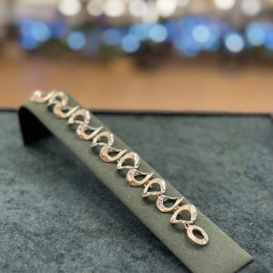 silver ovals bracelet