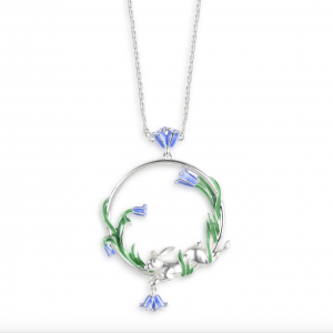 Bluebell and Hare Pendant
