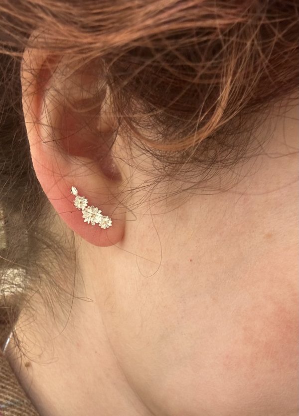 daisy climber earrings on LJ