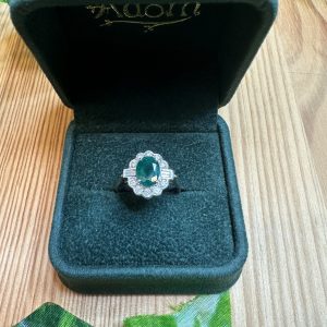 Emerald and Diamond Ring Cleopatra ADV2591
